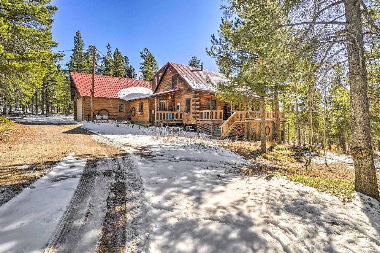 Secluded Black Hawk Log Cabin With Fire Pit! Ngoại thất bức ảnh