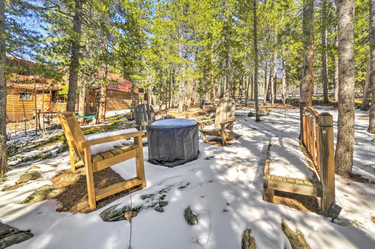 Secluded Black Hawk Log Cabin With Fire Pit! Ngoại thất bức ảnh
