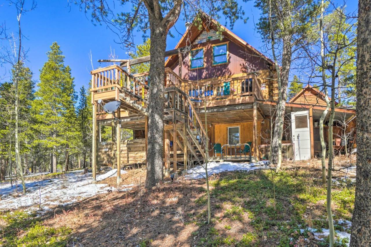 Secluded Black Hawk Log Cabin With Fire Pit! Ngoại thất bức ảnh