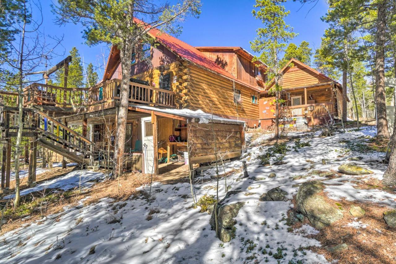 Secluded Black Hawk Log Cabin With Fire Pit! Ngoại thất bức ảnh