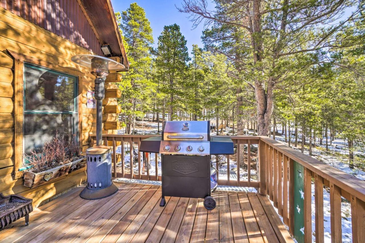 Secluded Black Hawk Log Cabin With Fire Pit! Ngoại thất bức ảnh